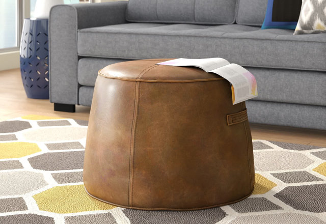 Faux Leather Ottomans Just For You